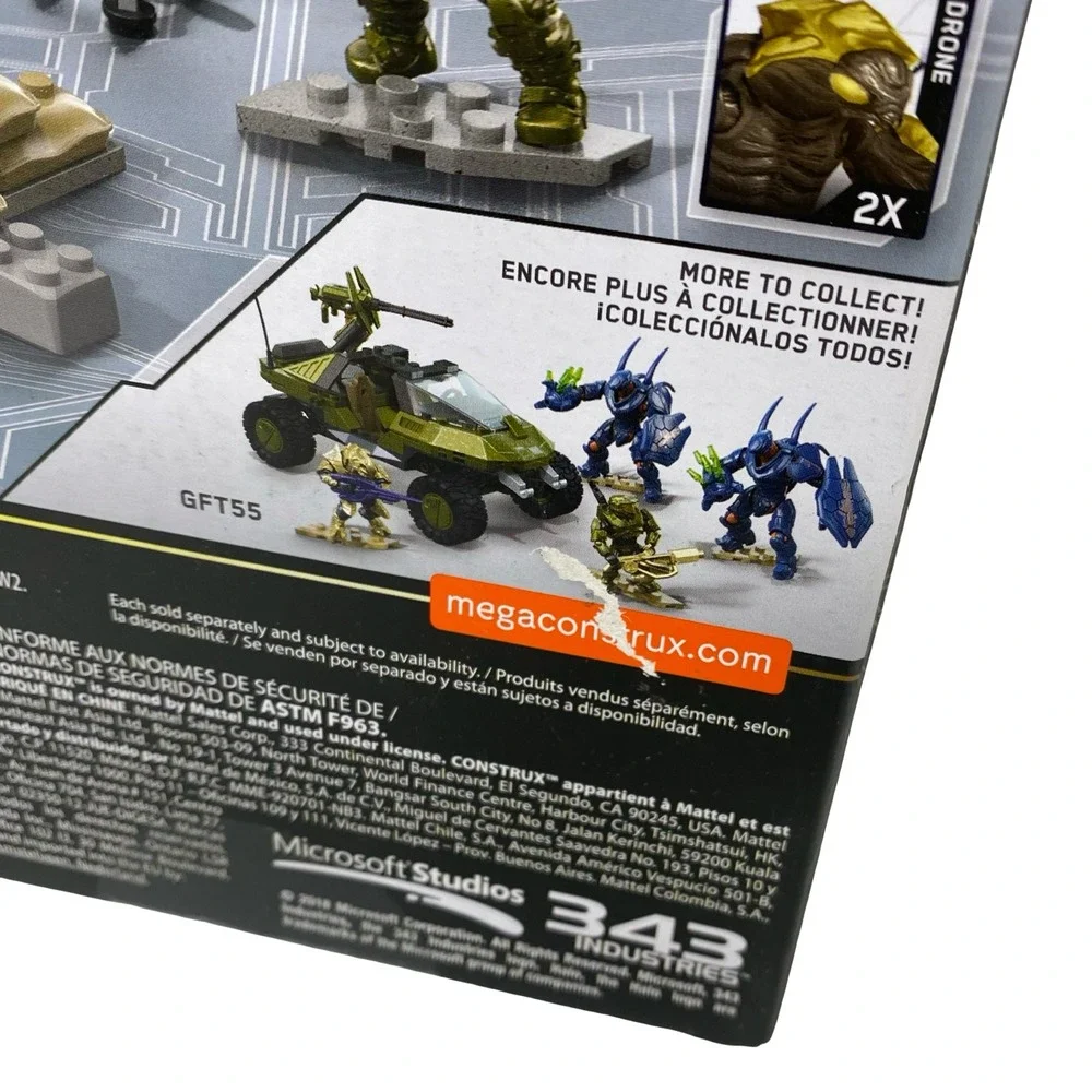 Mega Construx Halo UNSC Marine Defense GFT67 & Skyfire Exosuit GLB73 Set New